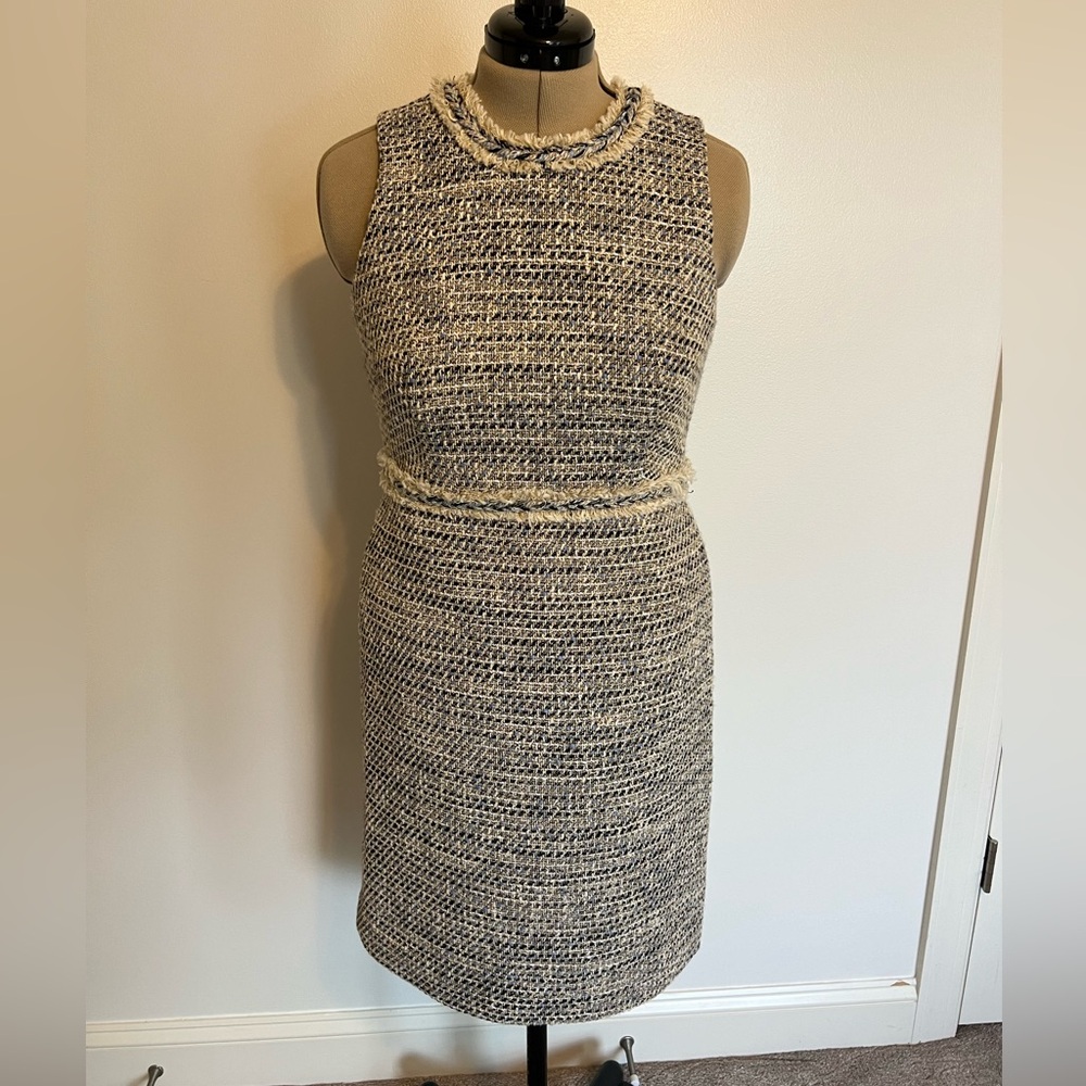 J. Crew Tweed Sheath Dress